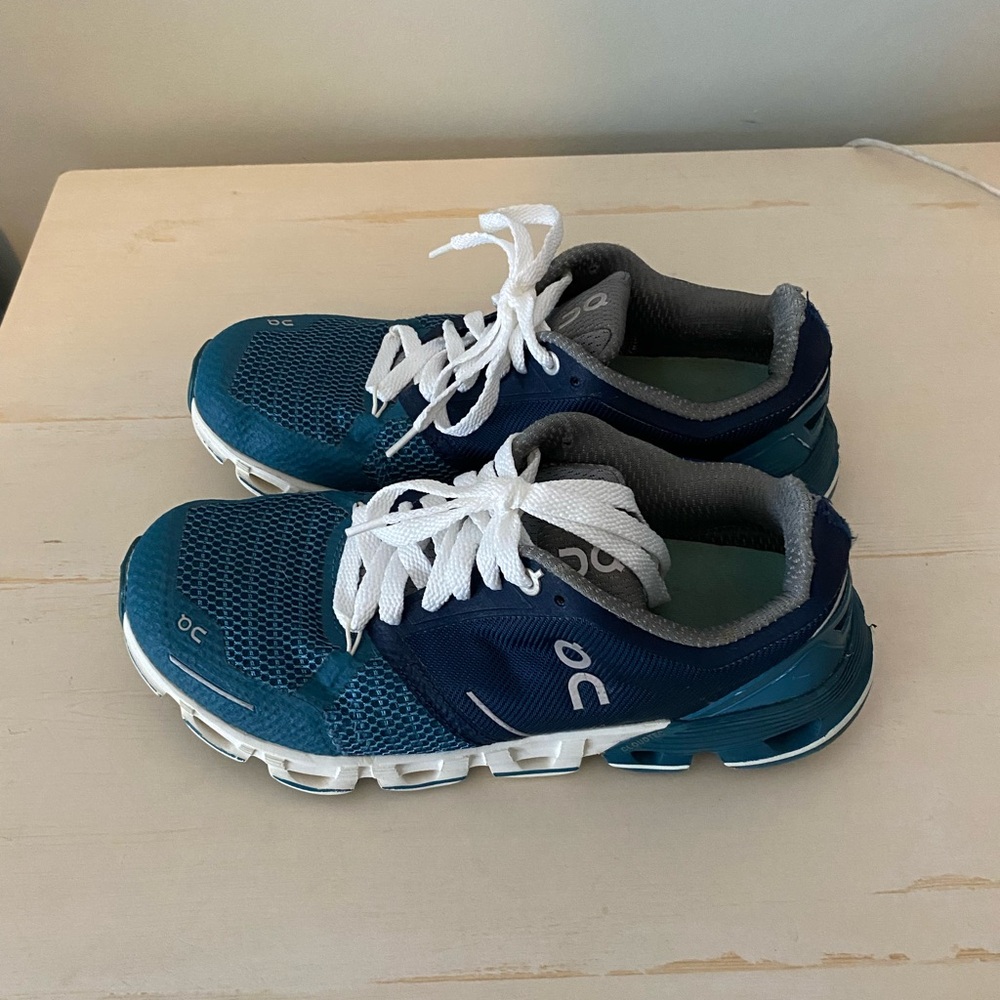 On Running Blue Running Shoes